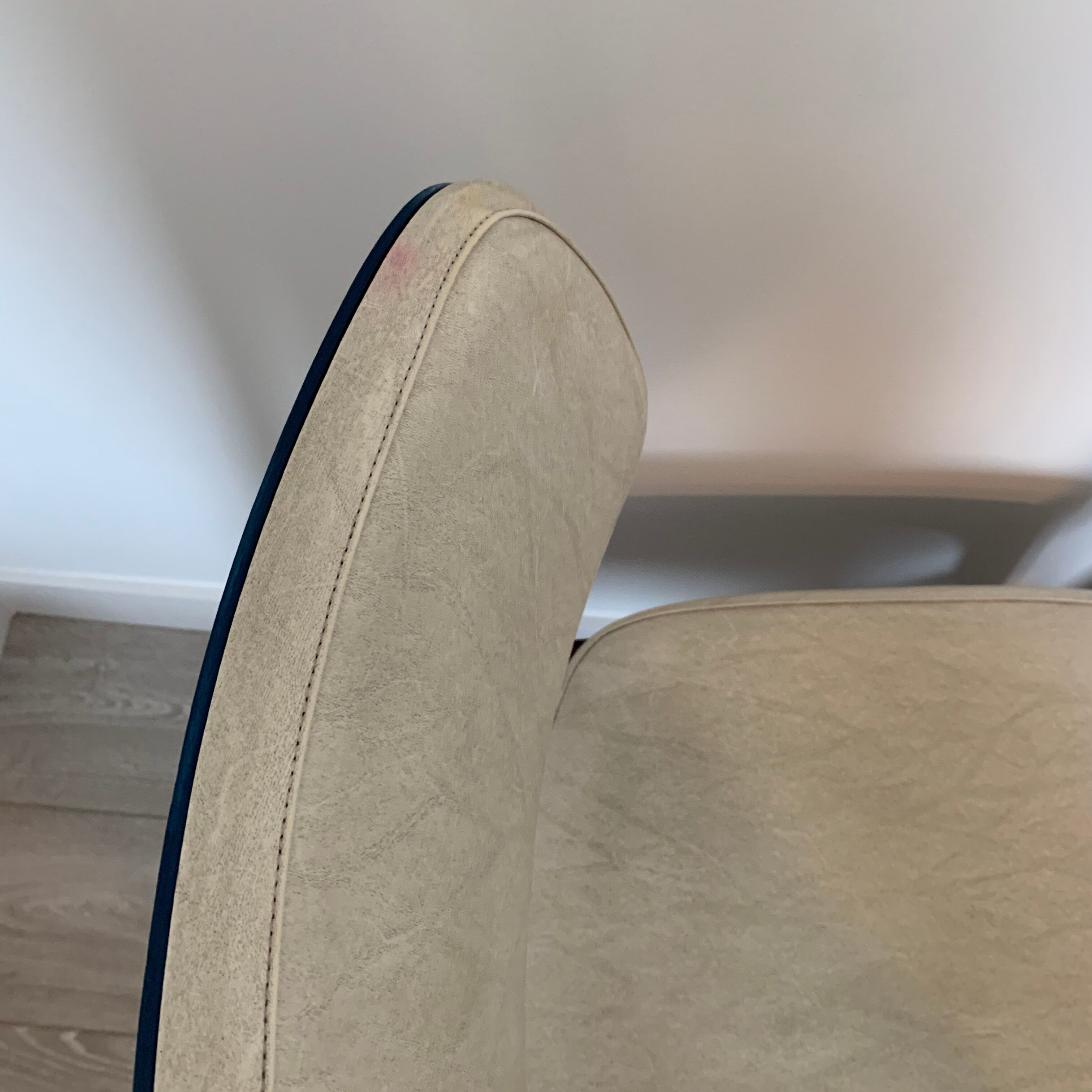 Wooden and skai chairs