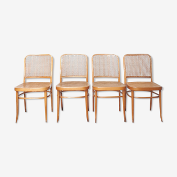 Set de 4 chaises modèle 811 Josef Hoffmann