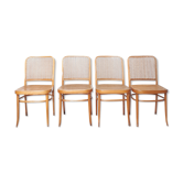 Set de 4 chaises modèle 811 Josef Hoffmann
