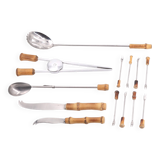 Cutlery and accessories set with bamboo handle