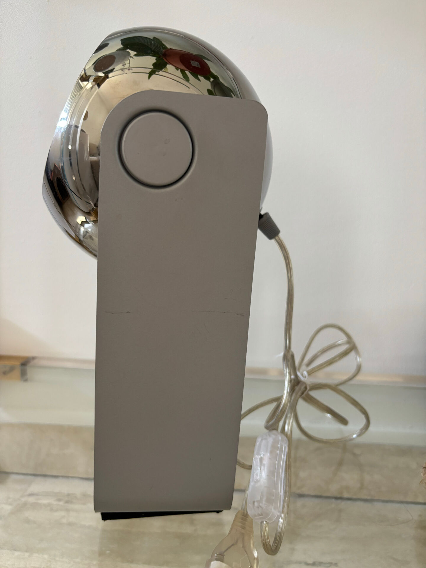 Eyeball Lamp Massive Space Age vintage chrome 1970s