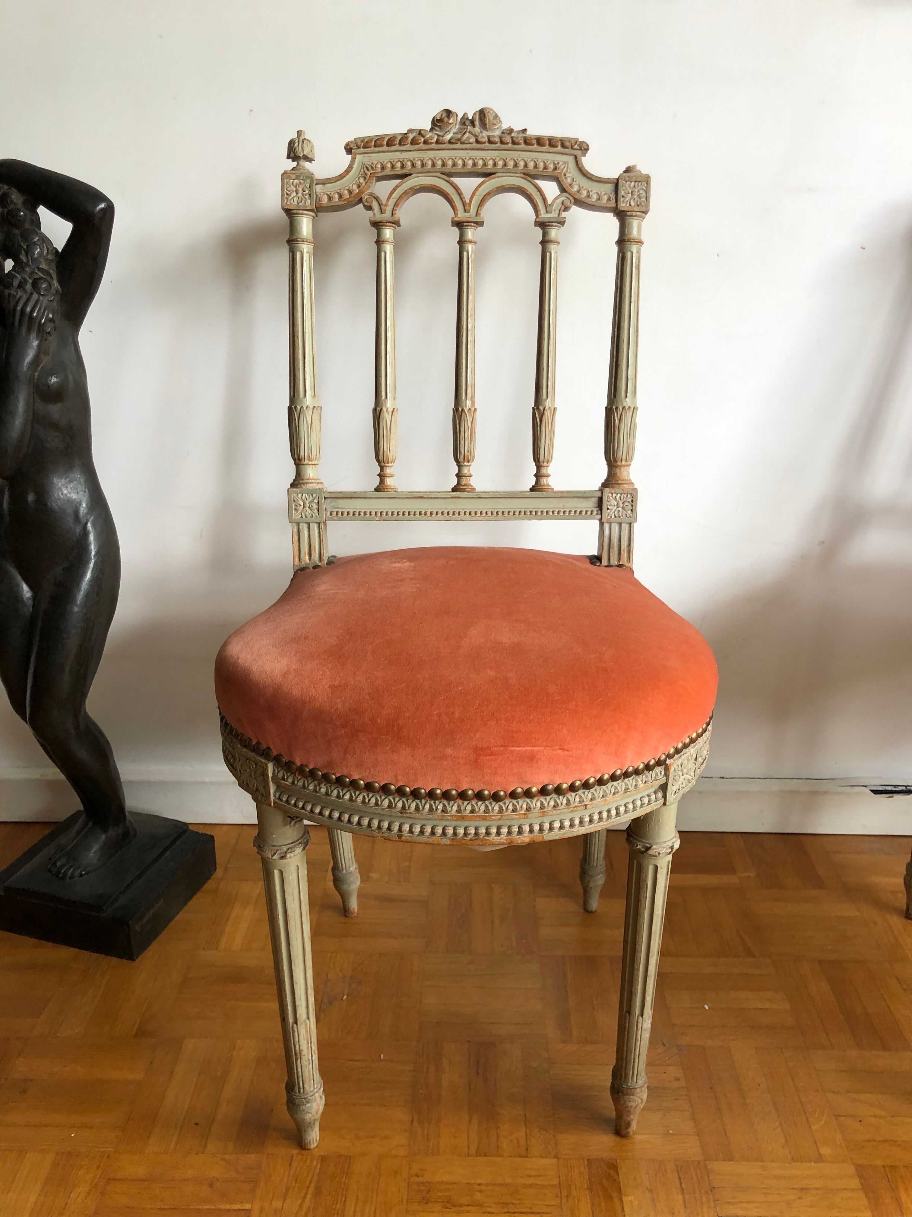 Pair of Louis XVI style chairs