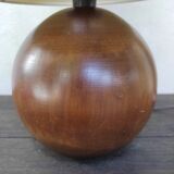 Wooden ball lamp