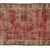 Anatolian handmade vintage rug 196 cm x 116 cm