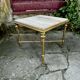 Side table in onyx and brass from the 1960s.