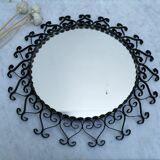 Mirror sun wrought iron 35cm