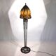 Charles Schneider Art Nouveau wrought iron floor lamp, 1920