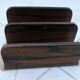 Letter Art Deco sorter in rosewood and celluloide