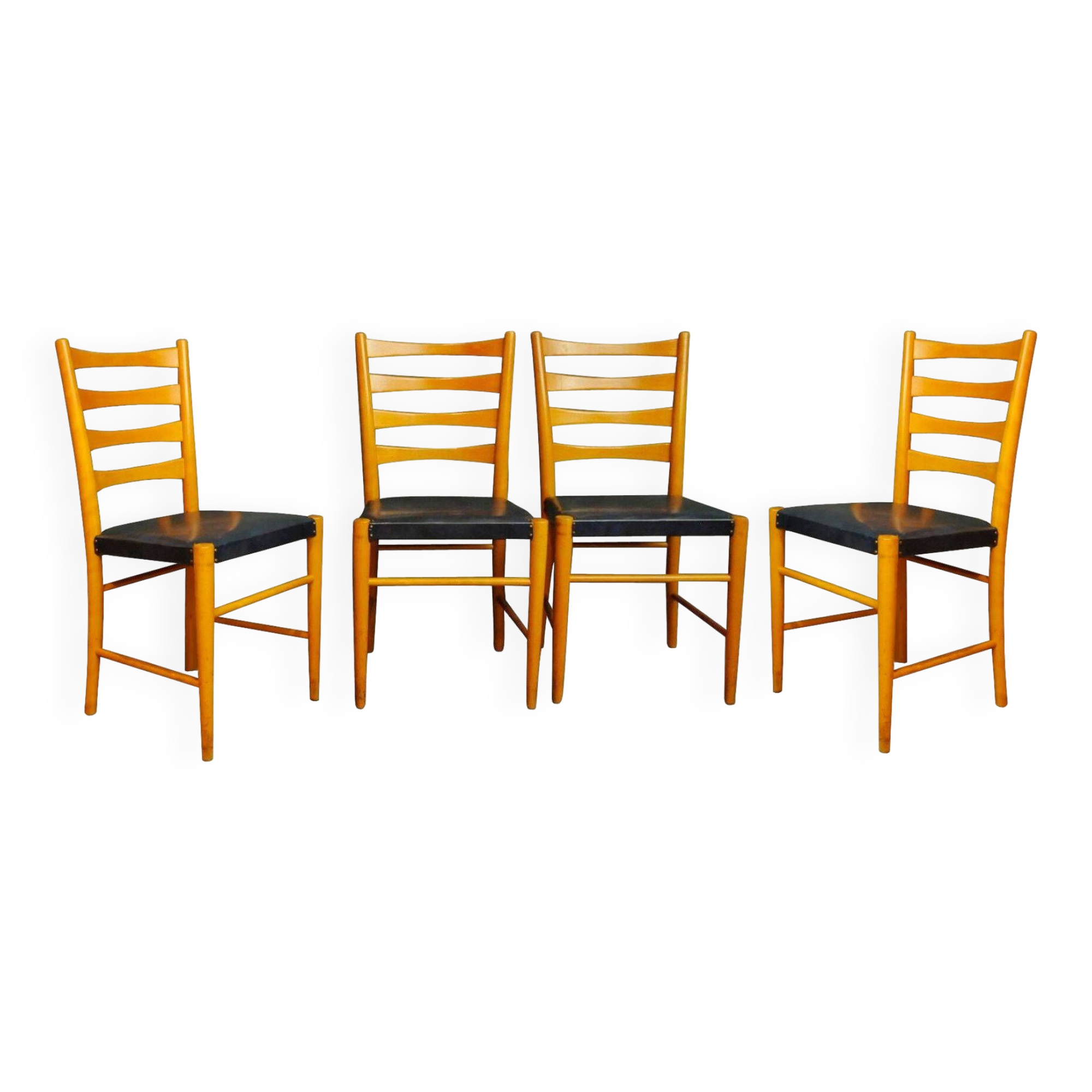 Chaises en teck des années 1950 - Gemla Fabrikers