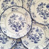 Dessert plates Sarreguemines Lancaster