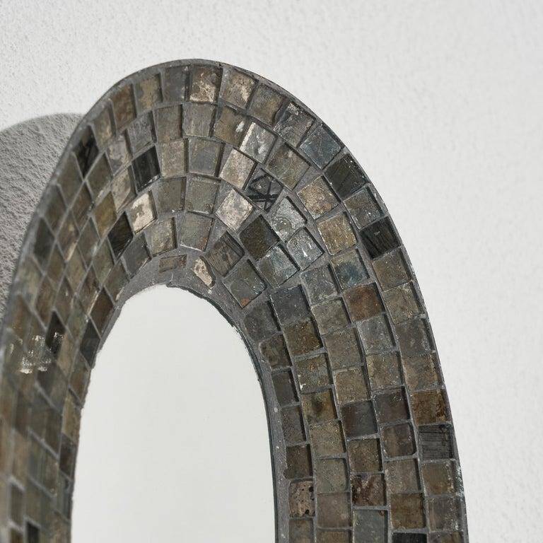 Chandelier with mirror and mosaic from the 1950s.