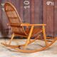 Rocking Chair Rotin and Uluv Wood