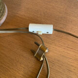 Large 60s lamp in stoneware and wool