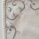 Delicate hand embroidered tablecloth with flowers, Romania