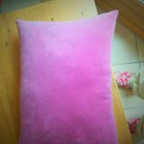 fuschia cushion