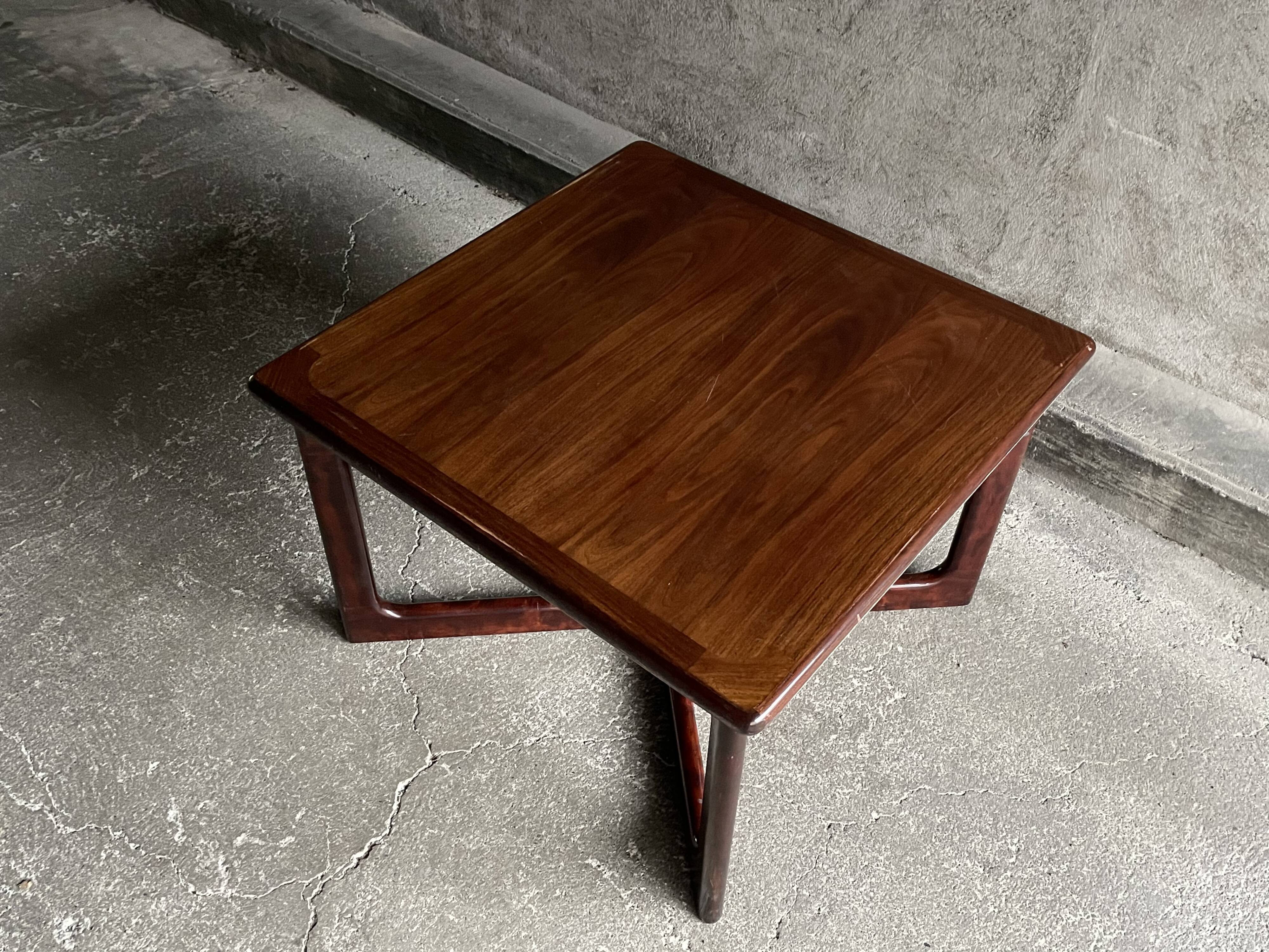 Danish rosewood coffee table by dyrlund, 1960s