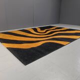 Vintage modernist rug, 1970s