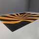 Vintage modernist rug, 1970s
