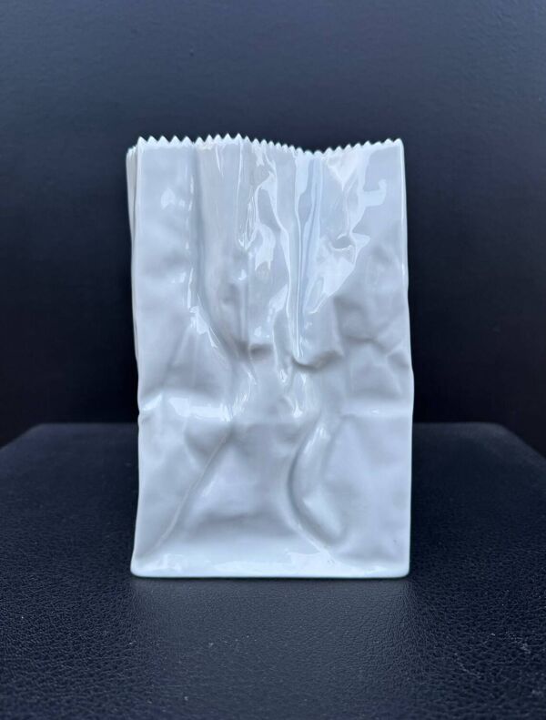 Vase « sac papier » Tapio Wirkkala Rosenthal années 70