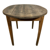 Oval old farmhouse table