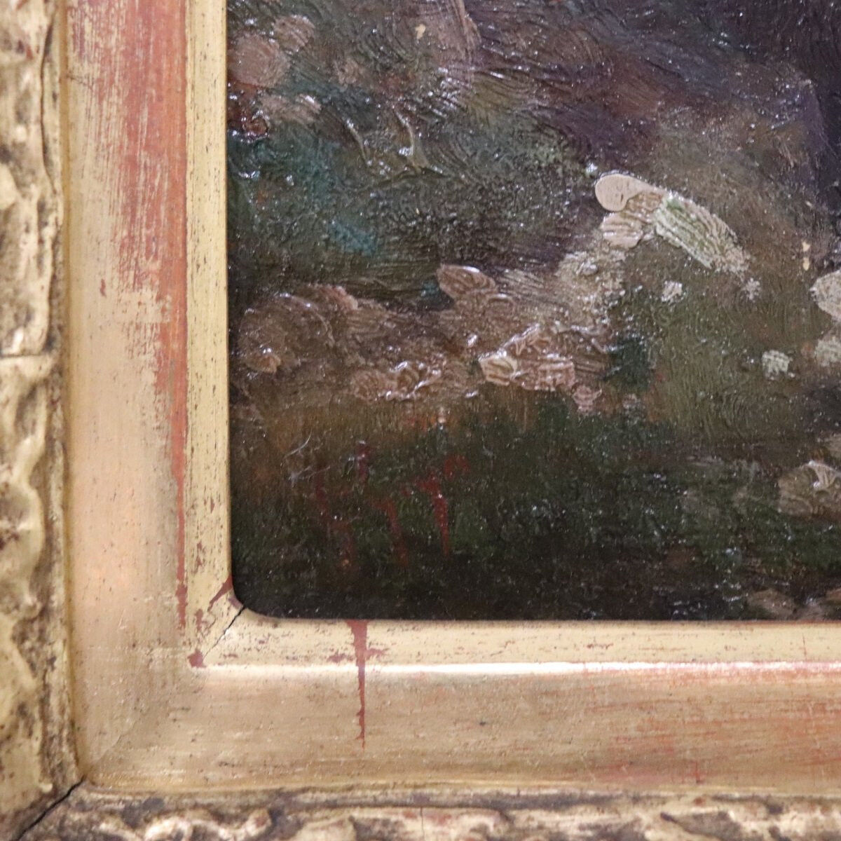 Mountain Landscape, Oil Painting On Board