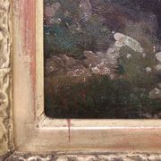 Mountain Landscape, Oil Painting On Board