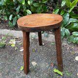 Free-form tripod stool