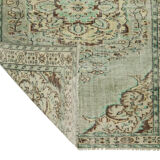 Anatolian handmade vintage rug 246 cm x 173 cm