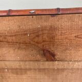 Miroir ancien en bois tourné