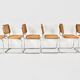 Dining chairs B32 by Marcel Breuer