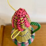 Vintage scoubidou bottle