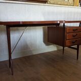Mid-Century Dutch Modern Writing Desk by Louis Van Teeffelen for Wébé, 1950s