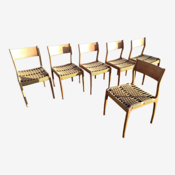 6 chaises Havana consorzio de Sedie Friuli