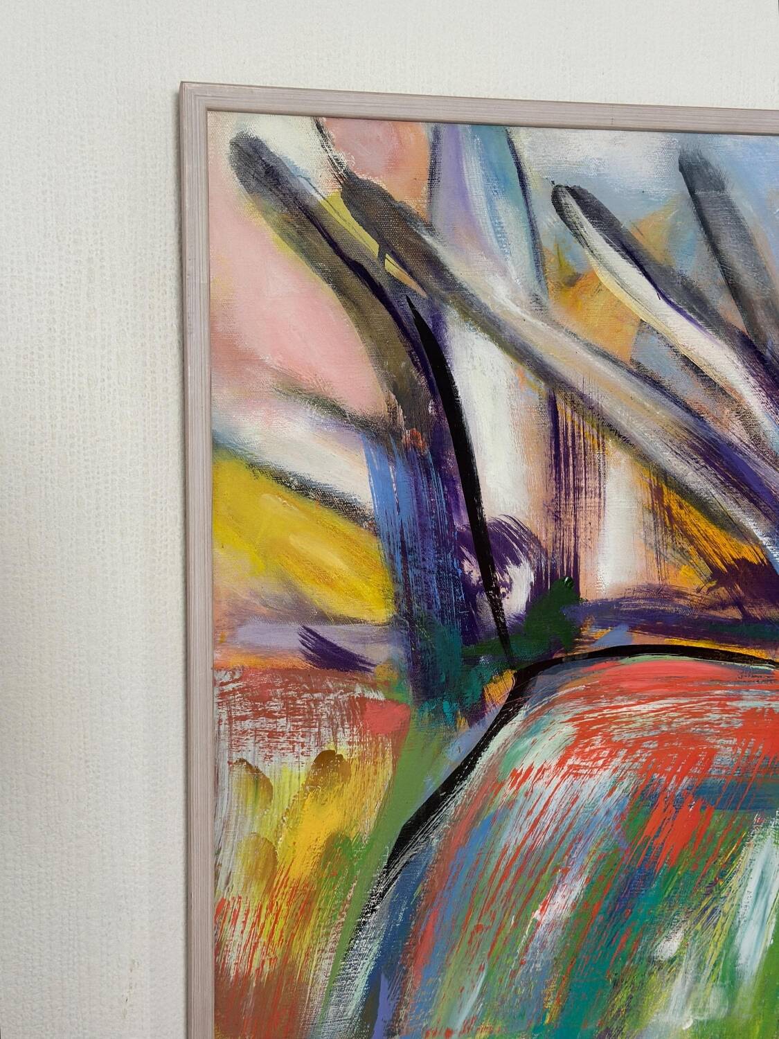 Swedish Oil on Canvas – “komposition” by Peter Trosell – 2006