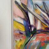 Swedish Oil on Canvas – “komposition” by Peter Trosell – 2006