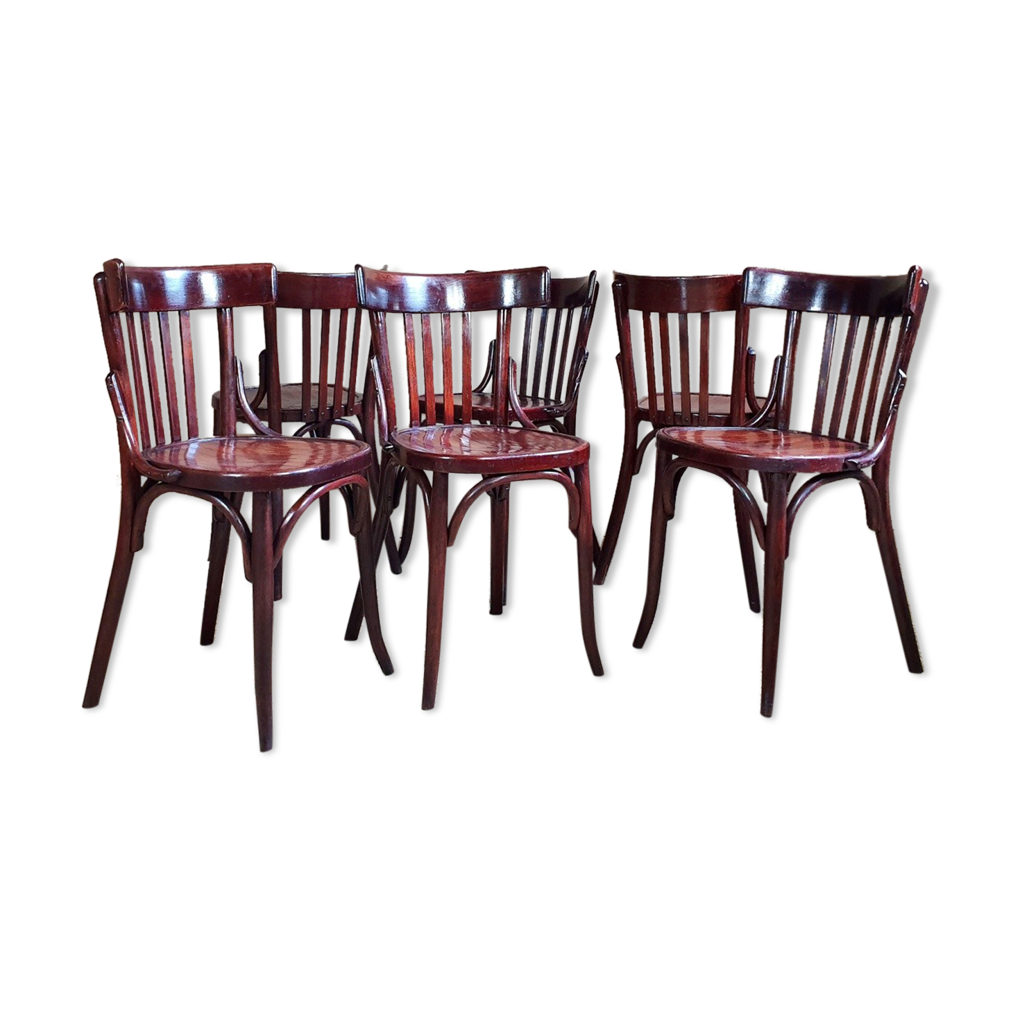 6 baumann bistro chair 30s