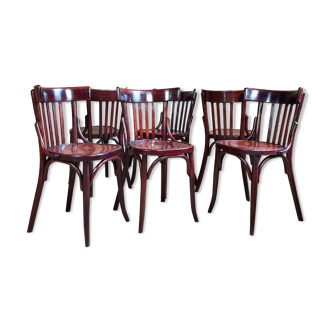 6 baumann bistro chair 30s