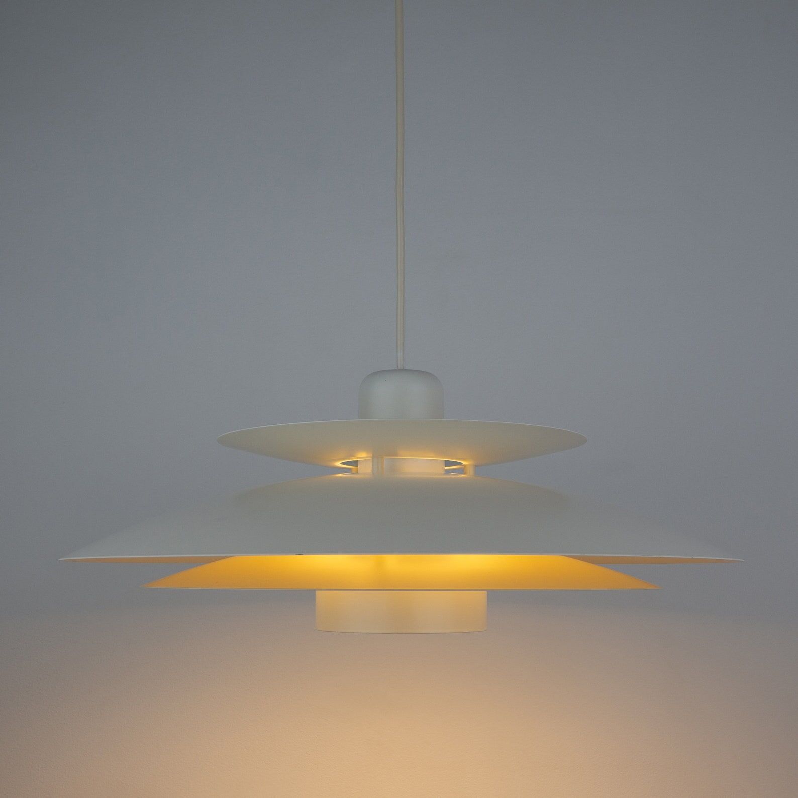 Danish vintage pendant light by E.S. Horn 1980s