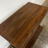 Vintage side table / plant table / audio stand on casters