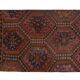 Vintage Turkish hallway rug 88x288 cm