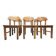 Set of 6 Rainer Daumiller chairs in solid pine – 1970s