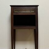 Louis xvi style bedside table in solid wood