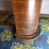Art deco period table in walnut bramble