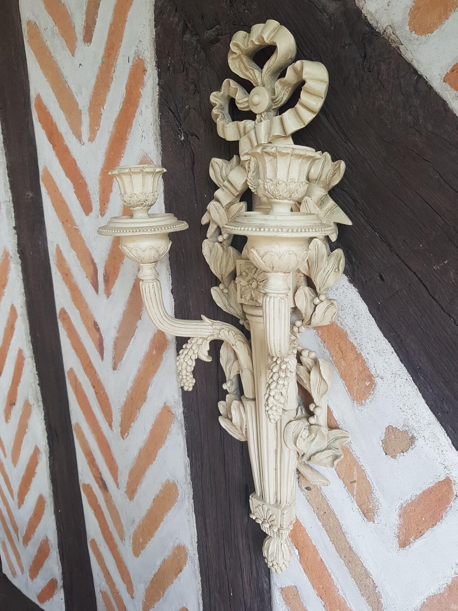 Louis XVI style wall candlestick