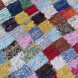 Moroccan carpet Boucherouite colored - 105 x 166 cm