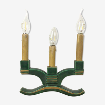 Lampe bougeoir Art deco