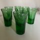 Set de 7 verres gobelets massifs de Biot 1960