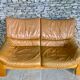 Leather and wood lounge of the Maison Regain 1950s/60s