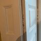 Window with interior shutters