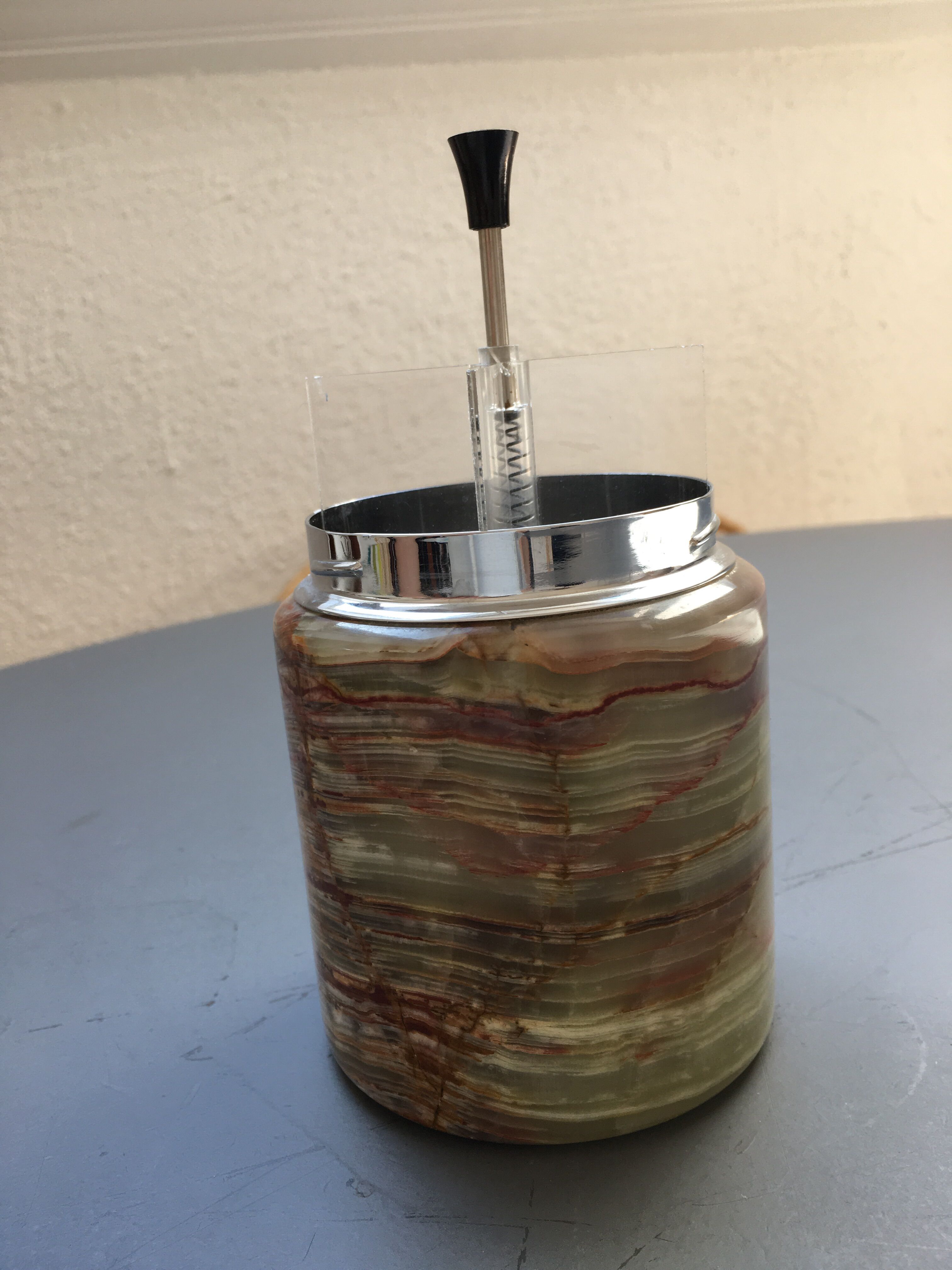 Display cigarettes vintage marble dispenser